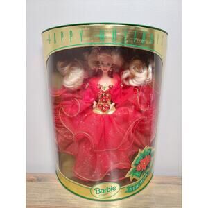 1993 Happy Holidays Barbie Special Edition Doll by Mattel #10824 NRFB New